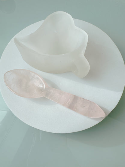 ローズクォーツ スプーン｜天然石・パワーストーン
