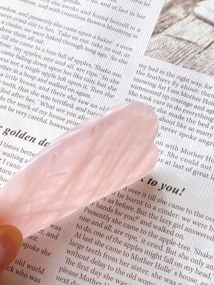 いつまでも若々しくいられる石｜カッサプレート　ローズクオーツ パワーストーン Rose Quartz